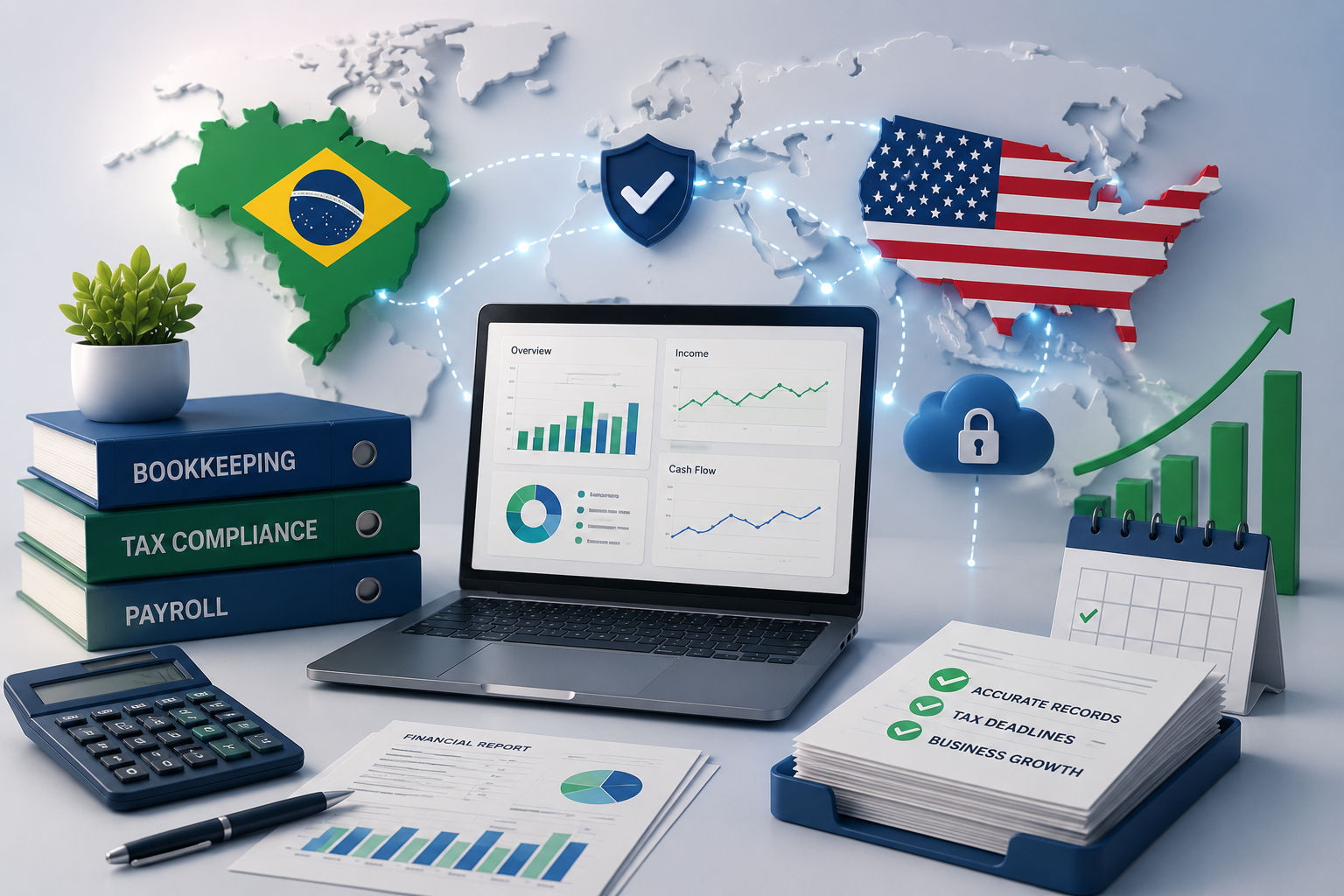 Dust Contabilidade - Escritório e profissionais trabalhando